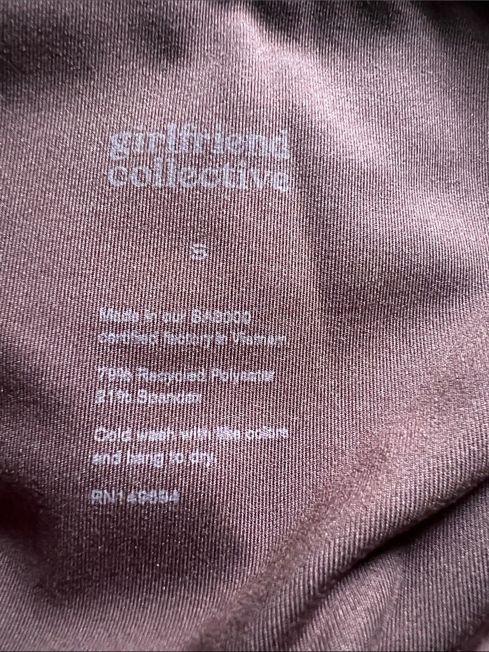 Girlfriend Collective High-Rise Bike Short Brown Size Small NWT - Picture 7 of 8
